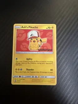 Pokemon TCG Ash’s Pikachu SM109 I Choose You Movie Promo - Image 1