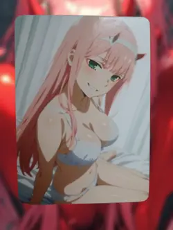 Zero Two Darling in the Franxx Anime Waifu Sexy Goddess Doujin Lewd Hentai Card - Image 1