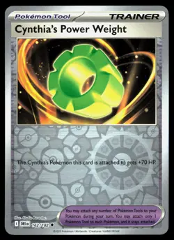 Cynthia's Power Weight 162/182 Reverse Holo Uncommon Destined Rivals Pokemon NM - Image 1