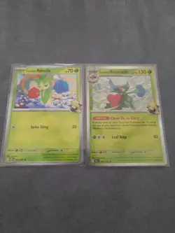 Cynthia's Roselia & Roserade (Holo) 007/182 & 008/182 Destined Rivals Pokemon NM - Image 1