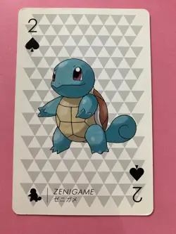 Pokemon X Nintendo Playing Card TCG Squirtle 2 of Spades 2013 Nintendo Japanese - Image 3