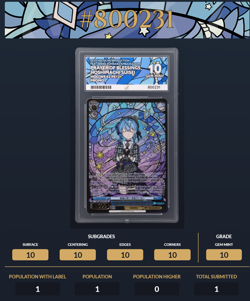 Weiss Schwarz HoloLive Prayer of Blessings Hoshimachi Suisei PR ACE 10 POP 1 - Image 2