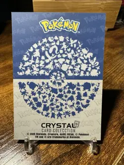 2025 Pokemon Crystal Card Collection Black Dark Edition #128 Tauros Holo - Image 4