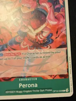 Perona OP10-036 Common Royal Blood One Piece Card Game - Image 5