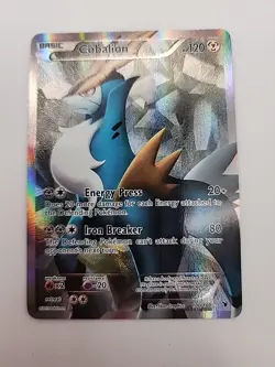 Pokemon TCG Cobalion 2011 Full Art Holo Rare Card Noble Victories 100/101 - Image 1