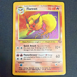 Flareon Holo 3/64 Jungle Set Ultra Rare Pokemon Card - Image 1