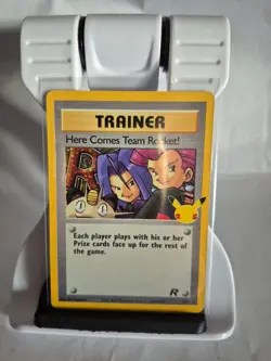 Pokemon TCG Team Rocket Holo Rare Card 15/82 Here Comes Team Rocket Celebrations - Image 1