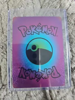 M Mewtwo X EX Rainbow Foil Fan Art Vinyl Premium Collector Card - Image 2