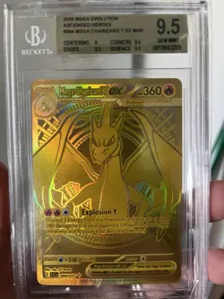 Mega Charizard Y Ex 294/217 MHR English Pokemon Card GM BGS 9.5 - Image 1