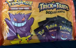 Pokemon Trick or Trade Booster Bundle Pack Gengar Pikachu Trading Card - Image 1
