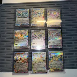 9 Card Eeveelution EX Complete Set NM Prismatic Evolutions Umbreon Eevee English - Image 1