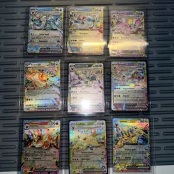 9 Card Eeveelution EX Complete Set NM Prismatic Evolutions Umbreon Eevee English - Image 2