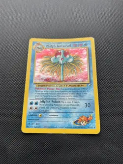 Pokemon Card Gym Heroes Set Holo Misty's Tentacruel 10/132 WOTC - Image 4