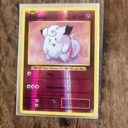 Pokemon Cards Clefairy 63/108 Reverse Holo Evolutions Holo Rare NM - Image 1