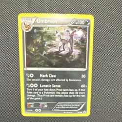 Pokemon Umbreon XY Promo Holo Stage 1 100HP Mach Claw Lunatic Sense XY96 Card - Image 1