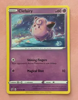 Clefairy~Cute Pink Pokemon ~Pretty in Pink & Pastel Gallery~Cute Pokemon Cards - Image 1