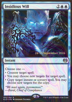 Foil Insidious Will - Kaladesh Promos | MTG Card - Image 3