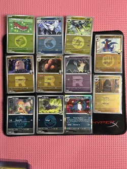 Pokemon Trading Card Lot - Custom 17 Card Lot - Holos, Reverse Holos, Poke, Bb S - Image 2