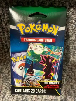 Pokemon TCG Umbreon VMAX 20 Card Pack – Walmart Exclusive Mystery Sealed - Image 1