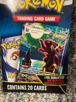 Pokemon TCG Umbreon VMAX 20 Card Pack – Walmart Exclusive Mystery Sealed - Image 2