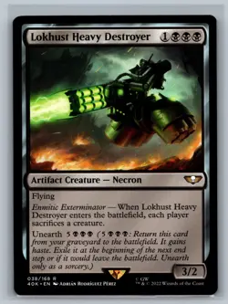 MTG Universes Beyond: Warhammer 40,000 Lokhust Heavy Destroyer #038/168 TCG 40k - Image 1