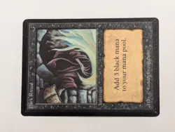 Beta Dark Ritual x 1 mtg (LP to NM) - (auction 4 of 4) - Image 1