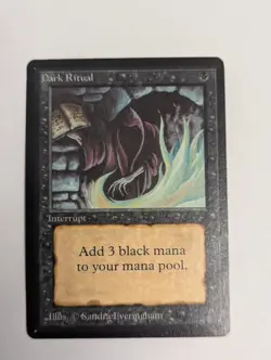 Beta Dark Ritual x 1 mtg (LP to NM) - (auction 4 of 4) - Image 2