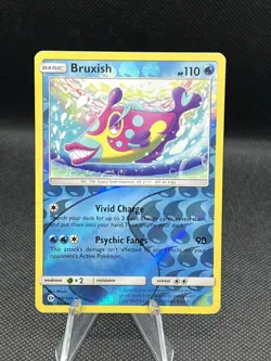 Bruxish - 48/149 - Sun & Moon Base Set - Reverse Holo - Pokemon TCG Card - NM - Image 1