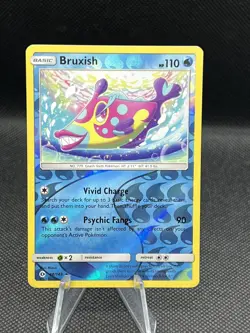 Bruxish - 48/149 - Sun & Moon Base Set - Reverse Holo - Pokemon TCG Card - NM - Image 3
