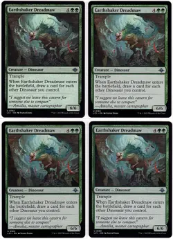 MTG Lost Caverns of Ixalan Earthshaker Dreadmaw x 4 (Uncommon) - Image 1