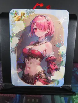 Ram Re:Zero Thick Card Collectible Goddess Doujin Waifu Anime Manga Sexy CCG - Image 1