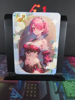 Ram Re:Zero Thick Card Collectible Goddess Doujin Waifu Anime Manga Sexy CCG - Image 2