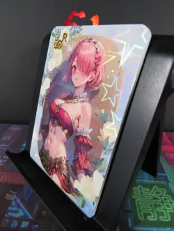 Ram Re:Zero Thick Card Collectible Goddess Doujin Waifu Anime Manga Sexy CCG - Image 3