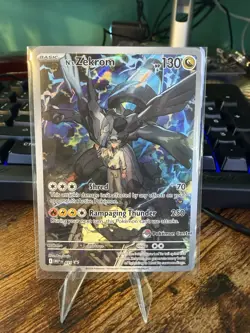 N's Zekrom Holo Pokemon Center plus sealed promo N’s Zekrom no stamp two cards - Image 5