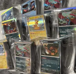 Pokemon Official TCG Cards 10 Mystery Packs - each with 65 Random Card Lot - Image 1