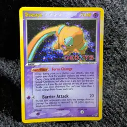 Deoxys 18/107 Defense Forme EX Deoxys Pokemon Card Reverse Holo Foil Rare HP - Image 1