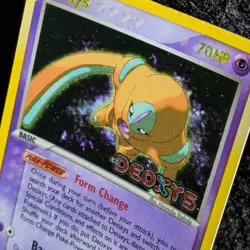 Deoxys 18/107 Defense Forme EX Deoxys Pokemon Card Reverse Holo Foil Rare HP - Image 5