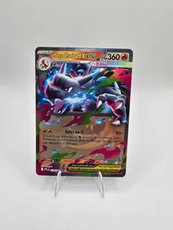 Mega Charizard X ex 013/094 Holo Phantasmal Flames Pokemon Card - Image 1