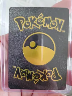 Zeraora Vmax Black Foil Fan Art Vinyl Textured Collector Pokemon Card HP330 - Image 2