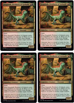 MTG Lost Caverns of Ixalan Itzquinth, Firstborn of Gishath x 4 (Uncommon) - Image 1