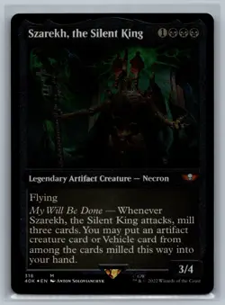 MTG Universes Beyond: Warhammer 40,000 Szarekh, the Silent King #318 Display 40k - Image 1