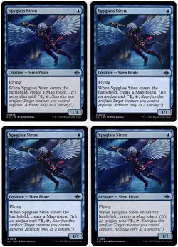 MTG Lost Caverns of Ixalan Spyglass Siren x 4 (Uncommon) - Image 1