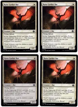 MTG Lost Caverns of Ixalan Ruin-Lurker Bat x 4 (Uncommon) - Image 1