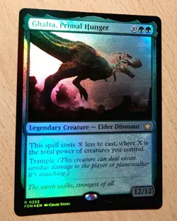 Mtg Magic: # FOIL # Ghalta der Urhunger, Primal Hunger, English, Top Dinosaurier - Image 2