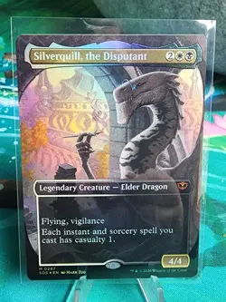 Silverquill, the Disputant (Borderless)(Foil) NM English Secrets of Strixhaven - Image 1