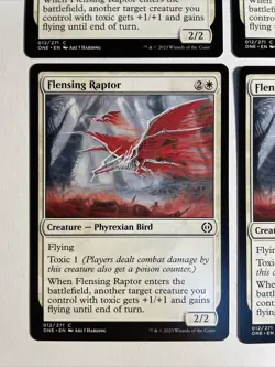 4x Mtg Phyrexia All Will Be One Flensing Raptor NM/M Magic The Gathering - Image 2
