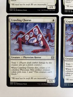4x Mtg Phyrexia All Will Be One Crawling Chorus NM/M Magic The Gathering - Image 2