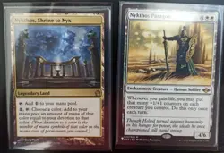 Card magic the gathering : Nykthos, Shrine To Nyx + Nykthos Paragon - Image 1