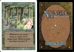 Wild Growth x4 Revised Edition 4th 4x Playset Magic the Gathering MTG - Image 1