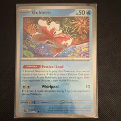 Pokemon Goldeen Master Ball Pattern Holo 020/131 Sv: Prismatic Evolutions - Image 2